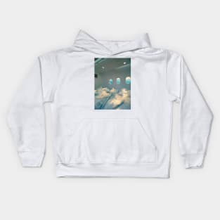 Flying with the clouds Kids Hoodie